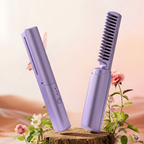 Elvron™ Instant Hair Straightener Brush – Smooth, Straight Hair at Home