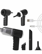 Elvron™ Portable TurboVac – High-Power Cordless Vacuum for Car & Home